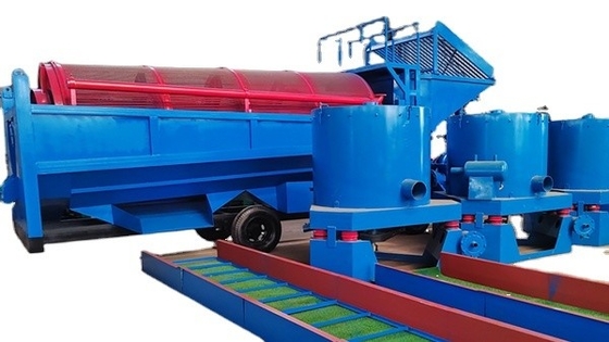 Fabrique de lavage d'or portable Machine à écran à tambour mobile Prix avec matériau en acier