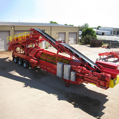 220V/380V Voltage Sand Mine d'or Laveuse à écran à tambour avec fonctionnement facile