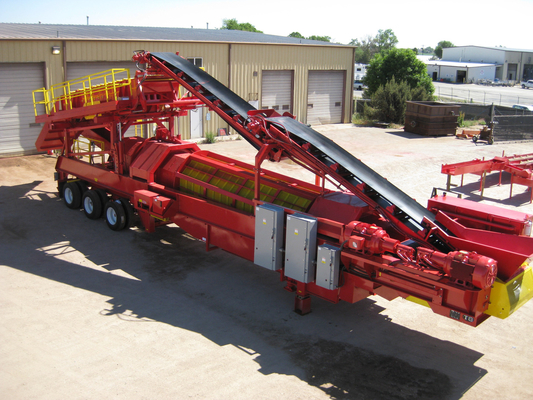 220V/380V Voltage Sand Mine d'or Laveuse à écran à tambour avec fonctionnement facile