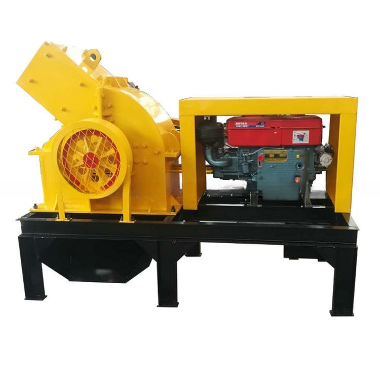 Taille d'alimentation 0-350 mm Portable Diesel Calcaire Pierre Équipement minier Broyeur à marteaux
