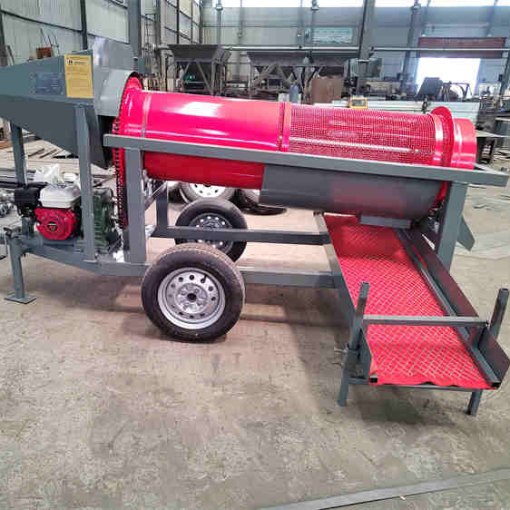 Machine d'extraction d'or mobile de type rotatif pour l'alimentation en énergie dans l'exploitation minière Taille inférieure à 300 mm
