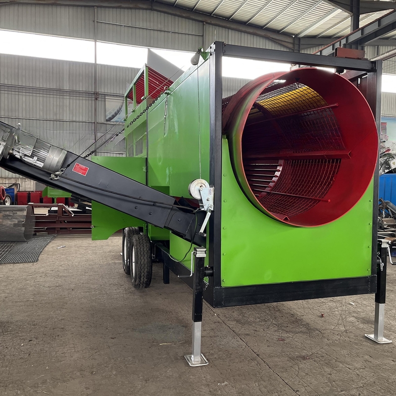 Scanner à tambour rotatif pour le compost Charbon de bois de chauffage