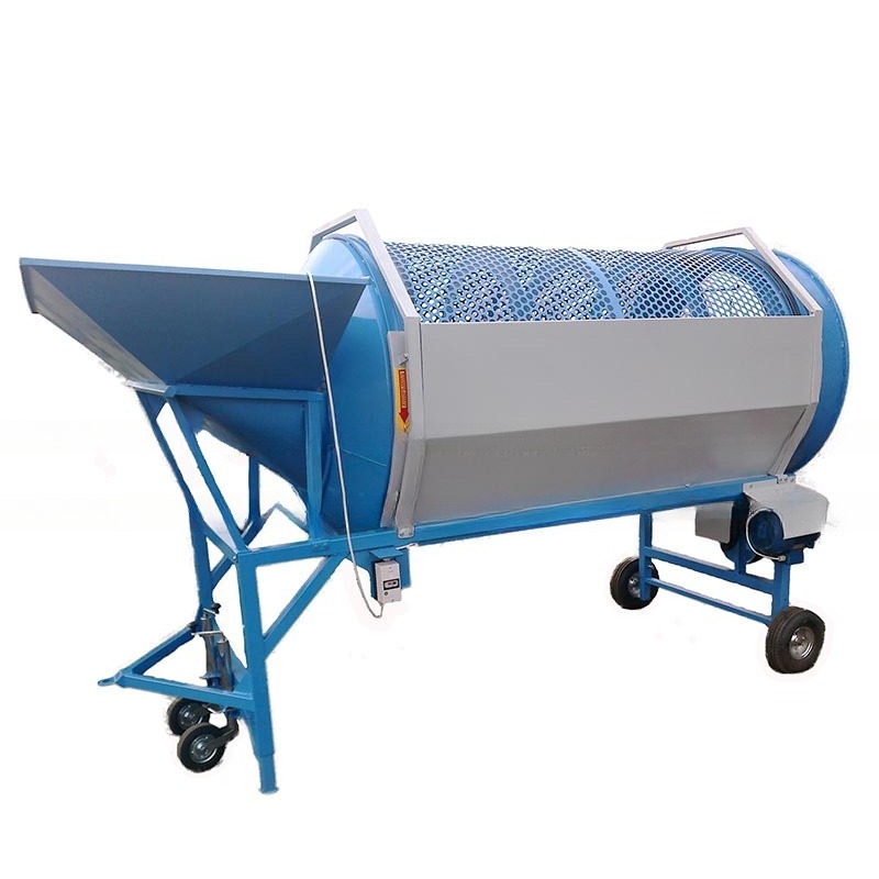 Écran à tambour portable et stationnaire de type compost pour engrais organiques