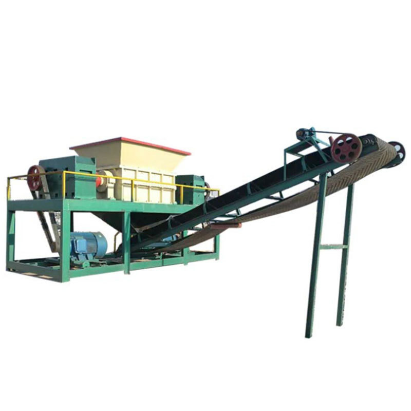 7.5-132KW machine à déchiqueter à double puits d'huile de palme vide de fruits groupés pour l'exploitation minière d'énergie