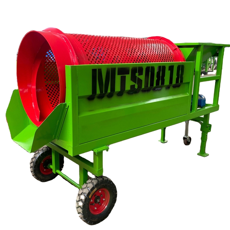Taille d'alimentation inférieure à 300 mm Écran à tambour mobile pour agrégat de compost à tambour