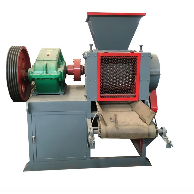 Machine d'extrusion de briquette pour la production de charbon sur mesure avec gros rouleaux