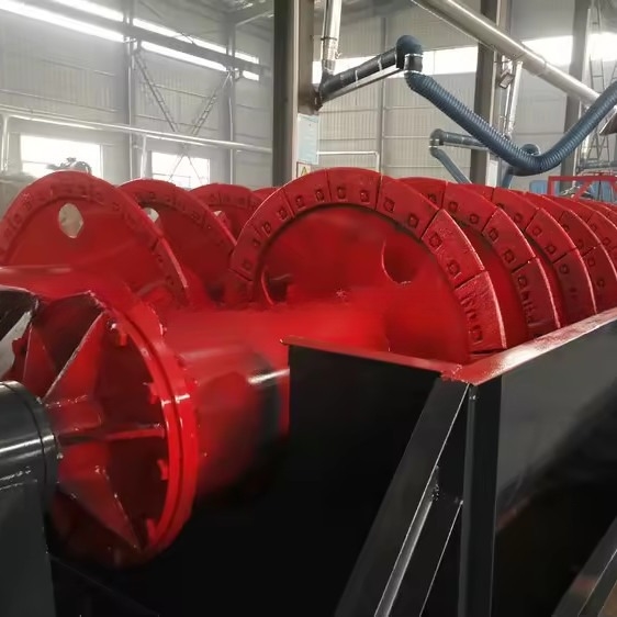 Classificateur à vis usine de lavage de sable d'or et de diamant pour une maintenance facile du sable et des diamants