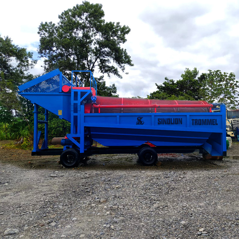 Machine portable à tambour d'or pour la séparation de l'or en jaune