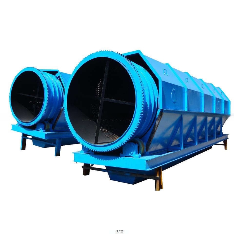 Écran de tambour de compost avec tension 380V/415V/440V et guide d'installation convivial