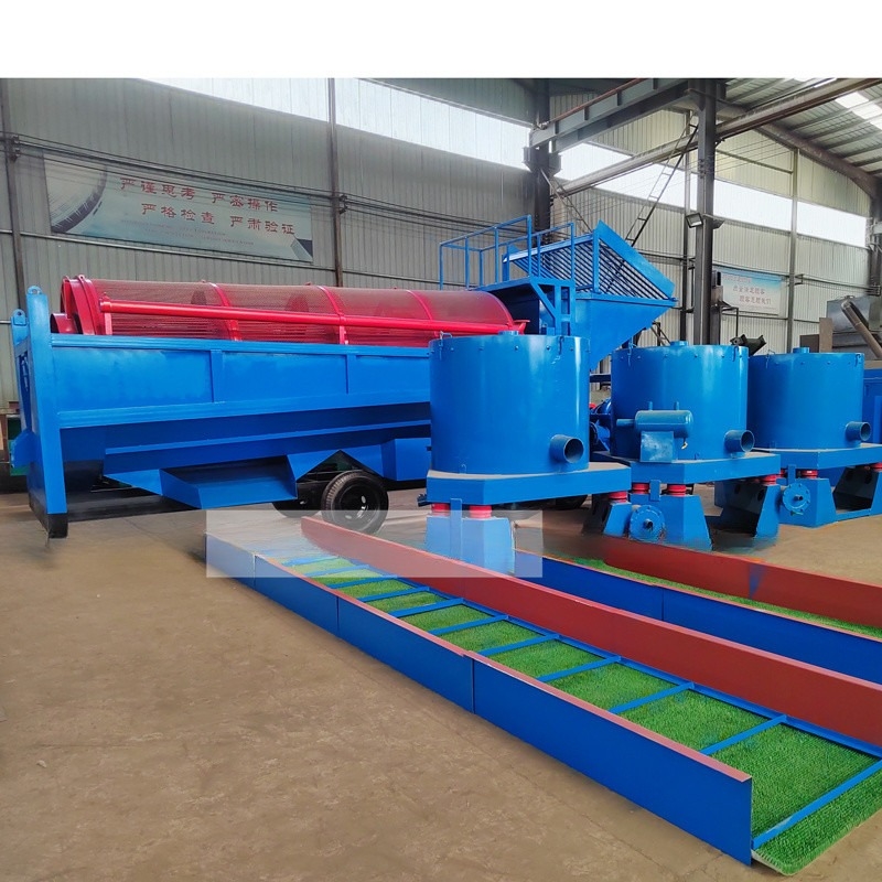 Machine de séparation d'or alluvial à haute récupération, ensemble complet pour usine de traitement de minerai d'or