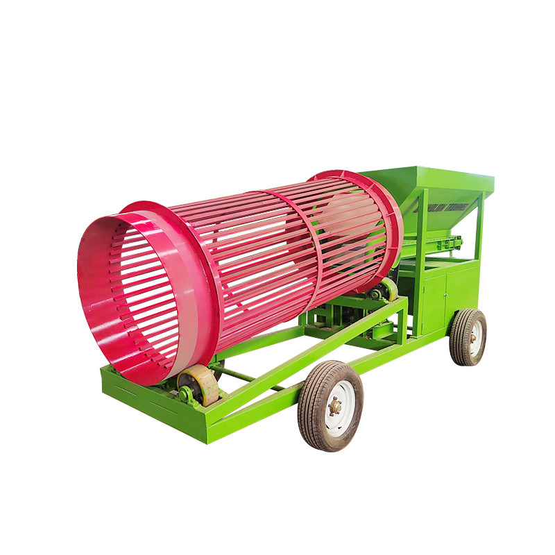 Écran à tambour en bois de chauffage portable rotatif petit or Séparateur vibrant lourd