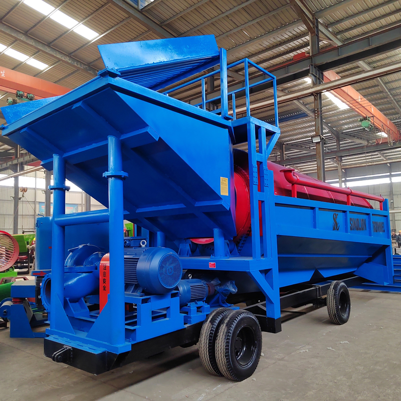 Une usine mobile de lavage d'or et de diamants pour le séparateur gravitationnel du Congo
