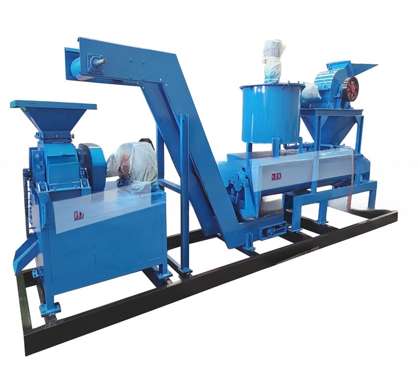 3900KG charbon de bois de charbon de coke poudre boule ovale formant briquette faire machine ligne complète