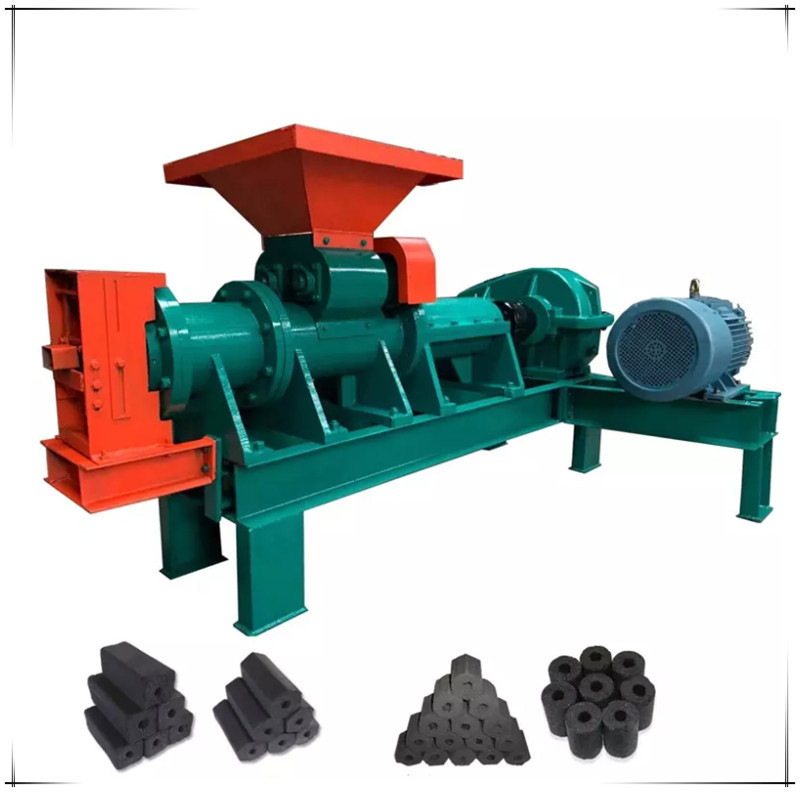 Facile à utiliser BBQ Extrudeur Charbon de bois Brown Charbon de bâton de bâton Briquette Machine 700 KG