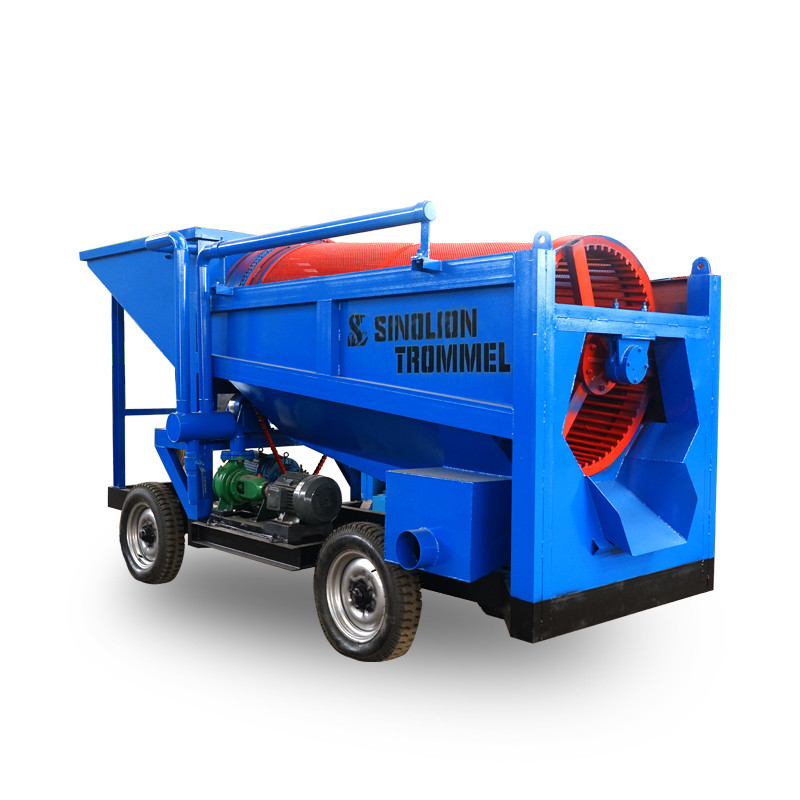 380V/415V/440V Traiteur d'or alluvial minerai de trommel Usine de lavage pour séparer le sable d'or