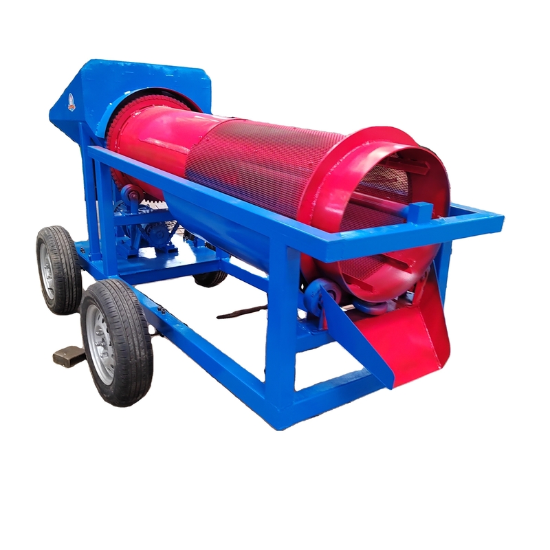 1.5 Kw Mini-Trommel Plans Petite usine de lavage de tambour en or 600 kg Convient pour l'or alluvial